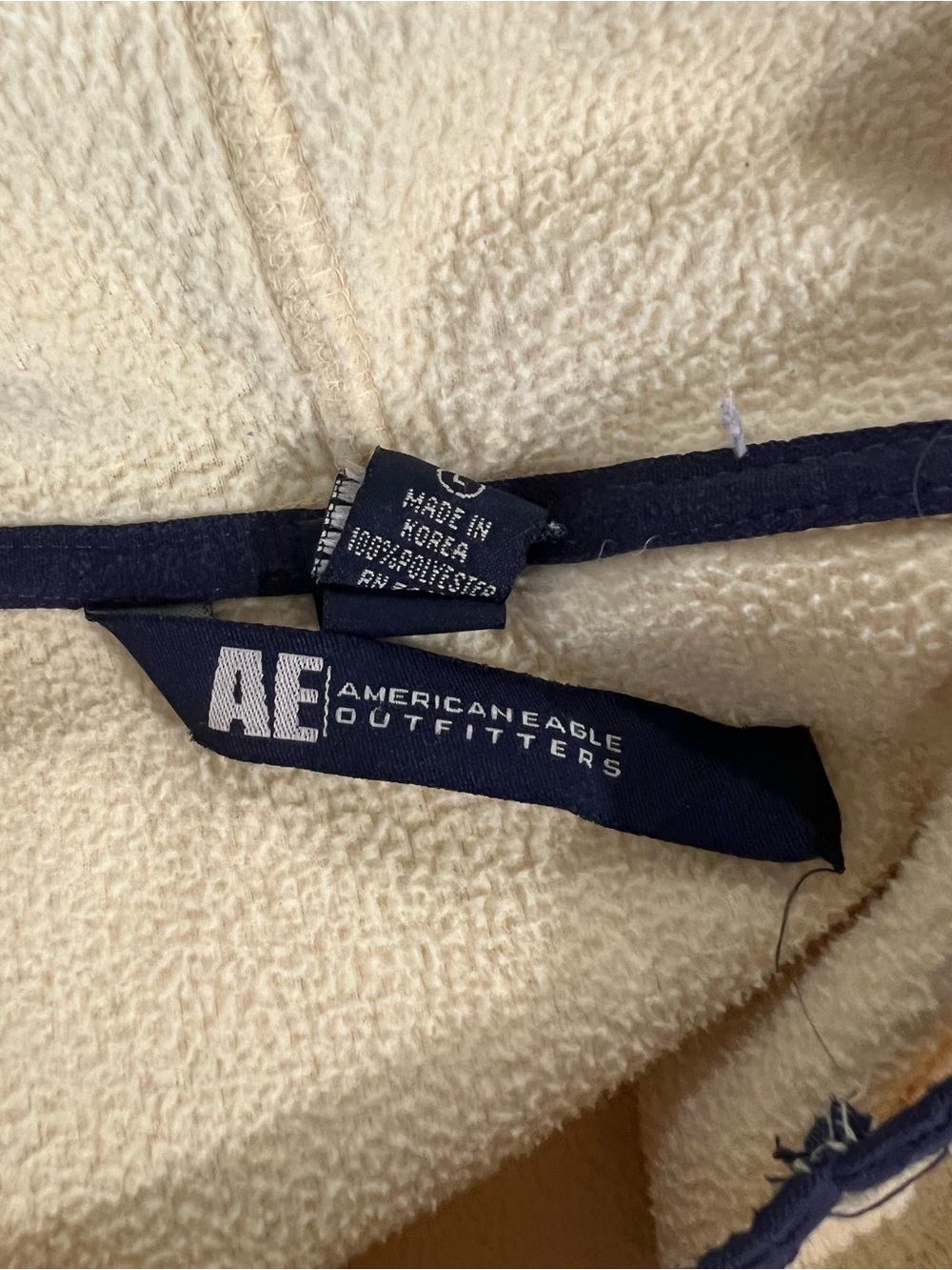 American Eagle Outfitters yellow Performance Fleece Pullover hoodie - Picture 6 of 6